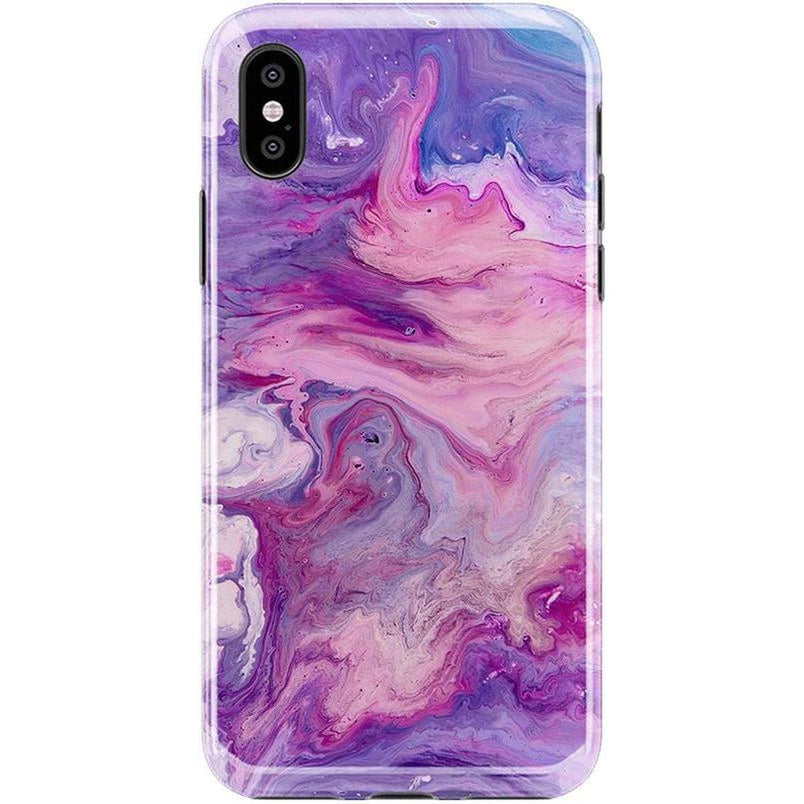 Tie Dying Over You | Purple Marble iPhone Case iPhone Case get.casely Classic iPhone XS Max