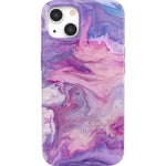 Tie Dying Over You | Purple Marble iPhone Case iPhone Case get.casely Classic + MagSafe® iPhone 13