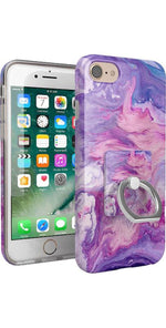 Tie Dying Over You | Purple Marble Phone Ring Phone Ring get.casely 
