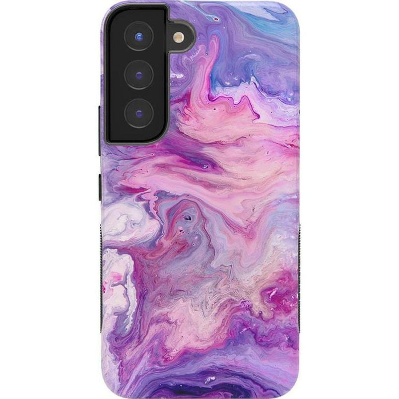 Tie Dying Over You | Purple Marble Samsung Case Samsung Case get.casely Bold Galaxy S22 