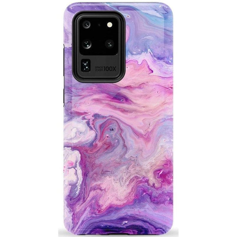 Tie Dying Over You | Purple Marble Samsung Case