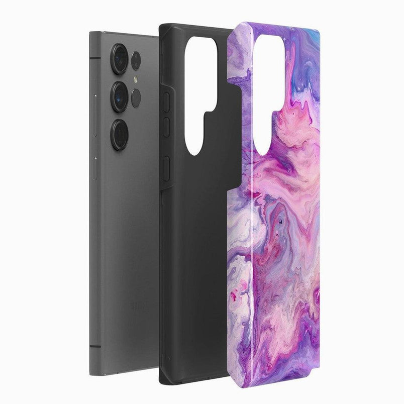 Tie Dying Over You | Purple Marble Samsung Case Samsung Case Casetry