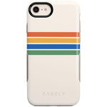 Totally Groovy | Rainbow Stripes Color Block Case iPhone Case get.casely Bold iPhone 6/7/8