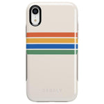 Totally Groovy | Rainbow Stripes Color Block Case iPhone Case get.casely Bold iPhone XR