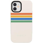 Totally Groovy | Rainbow Stripes Color Block Case iPhone Case get.casely Bold iPhone 12 Mini