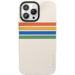 Totally Groovy | Rainbow Stripes Color Block Case iPhone Case get.casely Bold + MagSafe® iPhone 13 Pro