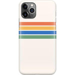 Totally Groovy | Rainbow Stripes Color Block Case iPhone Case get.casely Classic iPhone 11 Pro
