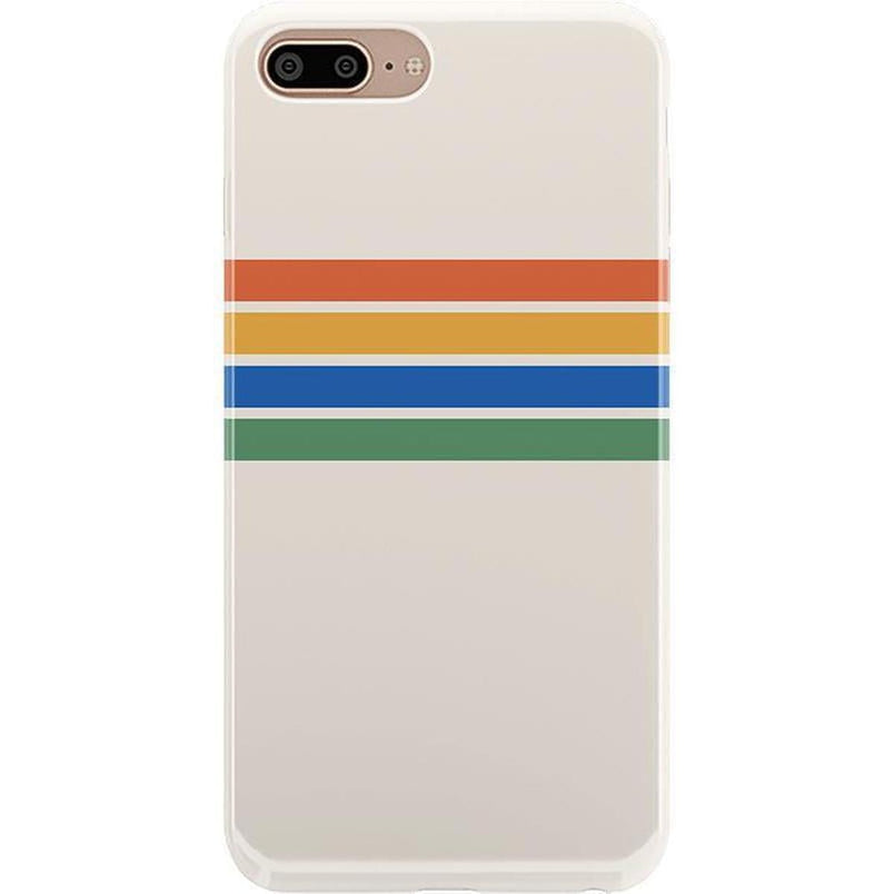 Totally Groovy | Rainbow Stripes Color Block Case iPhone Case get.casely Classic iPhone 6/7/8 Plus