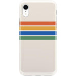 Totally Groovy | Rainbow Stripes Color Block Case iPhone Case get.casely Classic iPhone XR