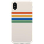 Totally Groovy | Rainbow Stripes Color Block Case iPhone Case get.casely Classic iPhone X / XS