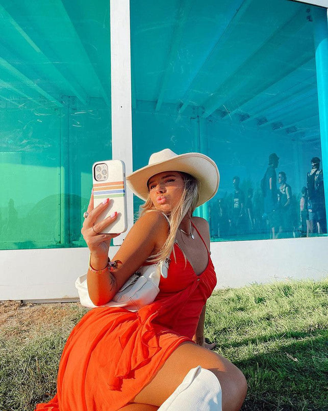 Totally Groovy | Rainbow Stripes Color Block Case iPhone Case get.casely