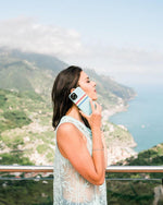 Totally Groovy | Teal Rainbow Stripes Color Block Case iPhone Case get.casely 