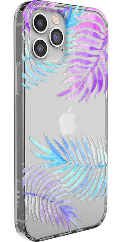 Tropical Blues | Palm Leaves Floral case iPhone Case get.casely 
