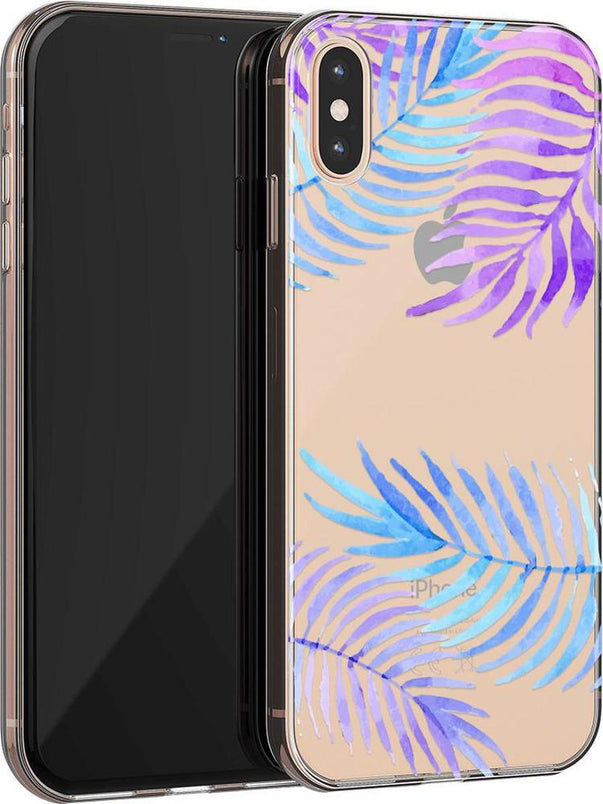 Tropical Blues | Palm Leaves Floral case iPhone Case get.casely 