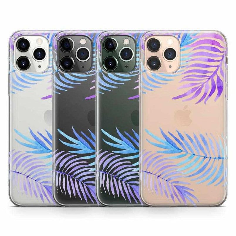 Tropical Blues | Palm Leaves Floral case iPhone Case get.casely 