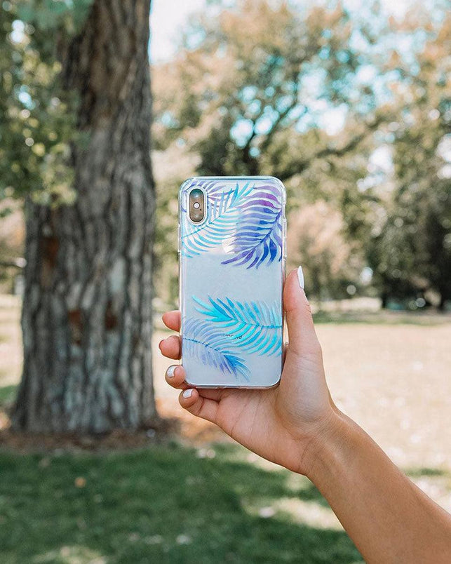 Tropical Blues | Palm Leaves Floral case iPhone Case get.casely 