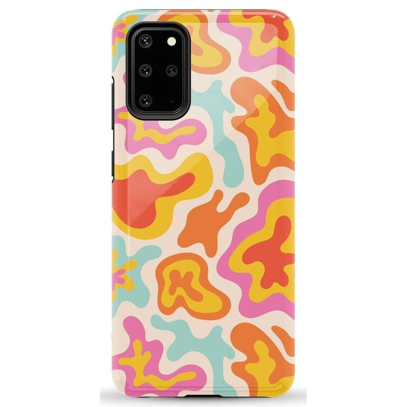 Tropical Color Splash | Abstract Retro Samsung Case