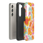 Tropical Color Splash | Abstract Retro Samsung Case Samsung Case Casetry
