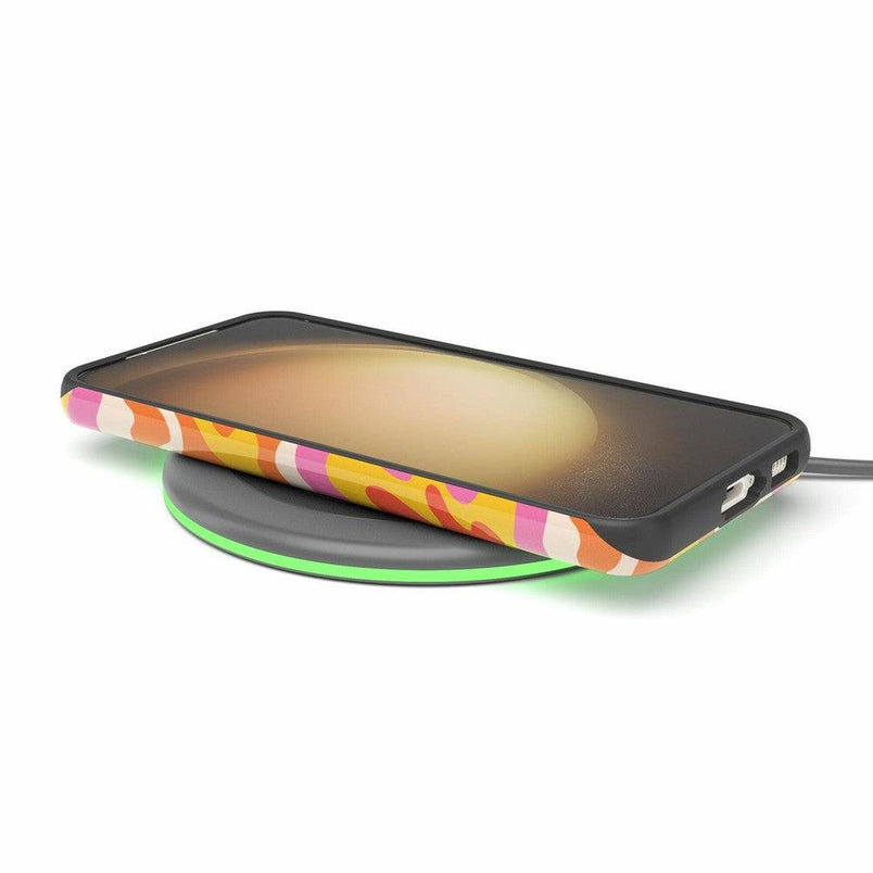 Tropical Color Splash | Abstract Retro Samsung Case Samsung Case Casetry