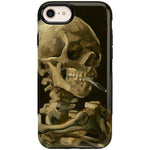 Van Gogh | Skull of a Skeleton with Burning Cigarette Phone Case iPhone Case Van Gogh Museum Bold iPhone SE (2020 & 2022)