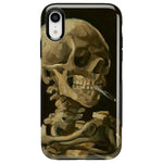 Van Gogh | Skull of a Skeleton with Burning Cigarette Phone Case iPhone Case Van Gogh Museum Bold iPhone XR