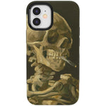 Van Gogh | Skull of a Skeleton with Burning Cigarette Phone Case iPhone Case Van Gogh Museum Bold + MagSafe® iPhone 12