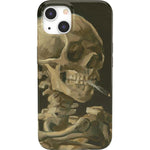 Van Gogh | Skull of a Skeleton with Burning Cigarette Phone Case iPhone Case Van Gogh Museum Classic iPhone 13 Mini