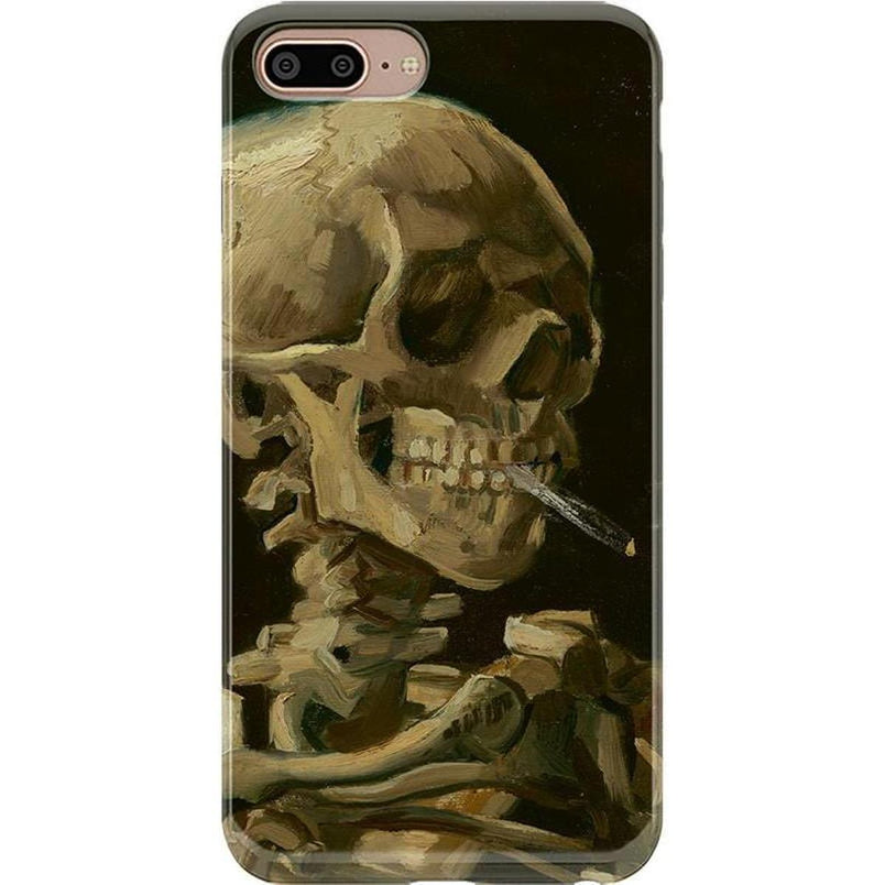 Van Gogh | Skull of a Skeleton with Burning Cigarette Phone Case iPhone Case Van Gogh Museum Classic iPhone 6/7/8 Plus