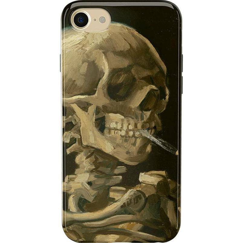 Van Gogh | Skull of a Skeleton with Burning Cigarette Phone Case iPhone Case Van Gogh Museum Classic iPhone SE (2020 & 2022)