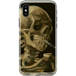 Van Gogh | Skull of a Skeleton with Burning Cigarette Phone Case iPhone Case Van Gogh Museum Classic iPhone XS Max