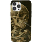 Van Gogh | Skull of a Skeleton with Burning Cigarette Phone Case iPhone Case Van Gogh Museum Classic + MagSafe® iPhone 13 Pro Max