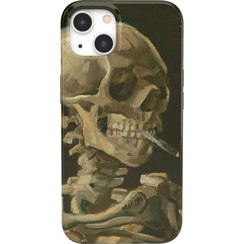 Van Gogh | Skull of a Skeleton with Burning Cigarette Phone Case iPhone Case Van Gogh Museum Classic + MagSafe® iPhone 13