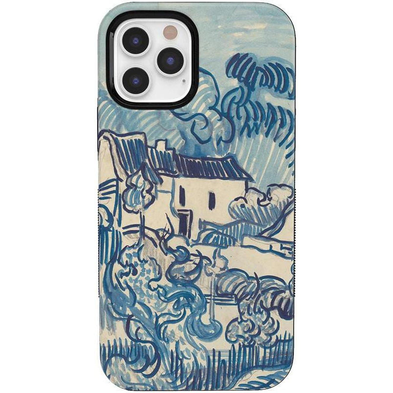Van Gogh | Landscape With Houses Phone Case iPhone Case Van Gogh Museum Bold + MagSafe® iPhone 12 Pro Max