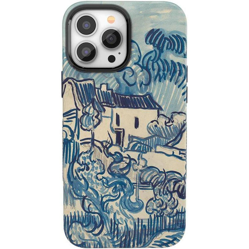 Van Gogh | Landscape With Houses Phone Case iPhone Case Van Gogh Museum Bold + MagSafe® iPhone 13 Pro Max