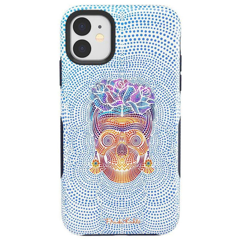 Vida y Muerte | Frida Kahlo Dotted Skull Case iPhone Case get.casely Bold iPhone 11 