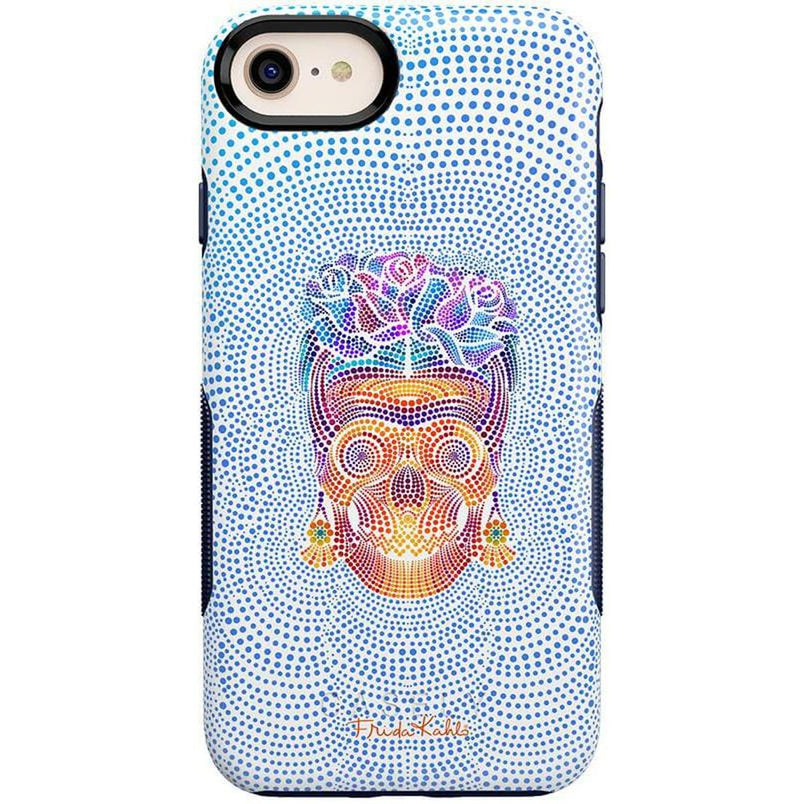 Vida y Muerte | Frida Kahlo Dotted Skull Case iPhone Case get.casely Bold iPhone SE (2020 & 2022) 