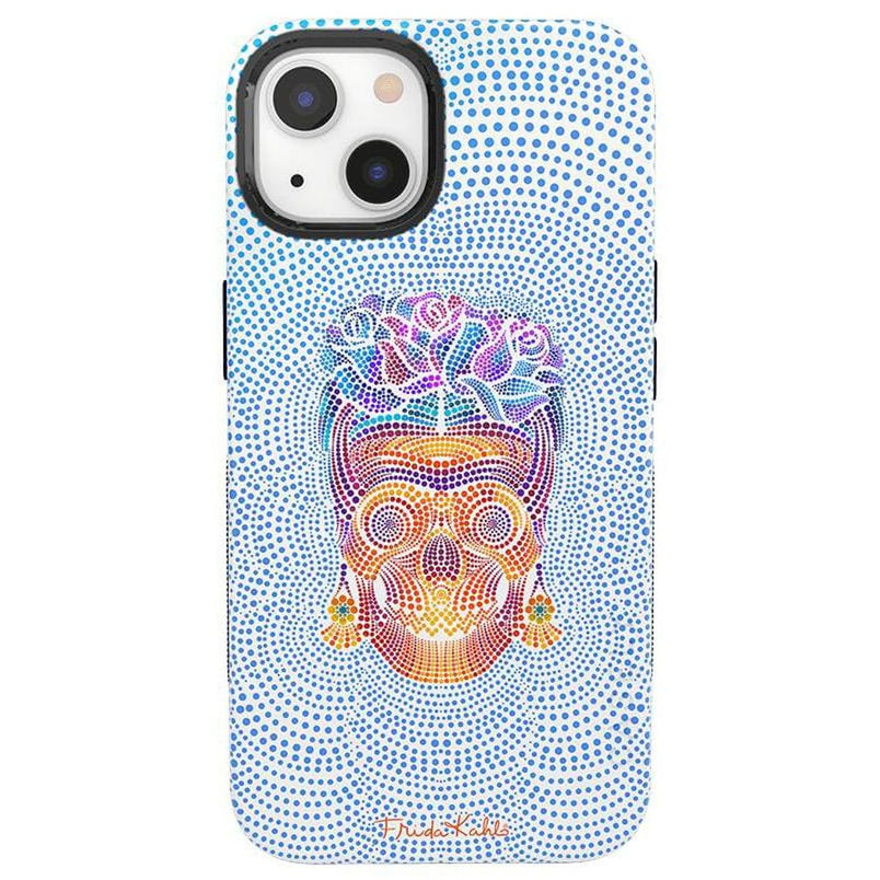 Vida y Muerte | Frida Kahlo Dotted Skull Case iPhone Case get.casely Bold + MagSafe® iPhone 13 