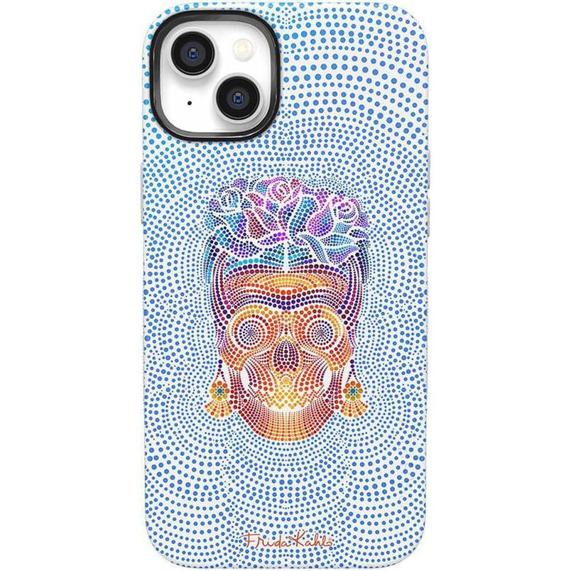 Vida y Muerte | Frida Kahlo Dotted Skull Case iPhone Case get.casely Bold + MagSafe® iPhone 14 Plus 
