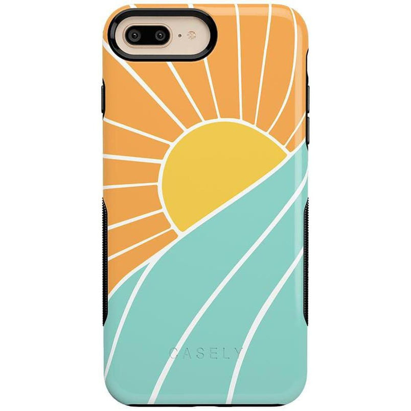 Waves & Rays | Sunshine Case iPhone Case get.casely Bold iPhone 6/7/8 Plus