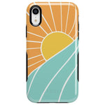 Waves & Rays | Sunshine Case iPhone Case get.casely Bold iPhone XR