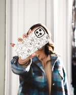 We're All Human | Minimal Face Art Case iPhone Case get.casely