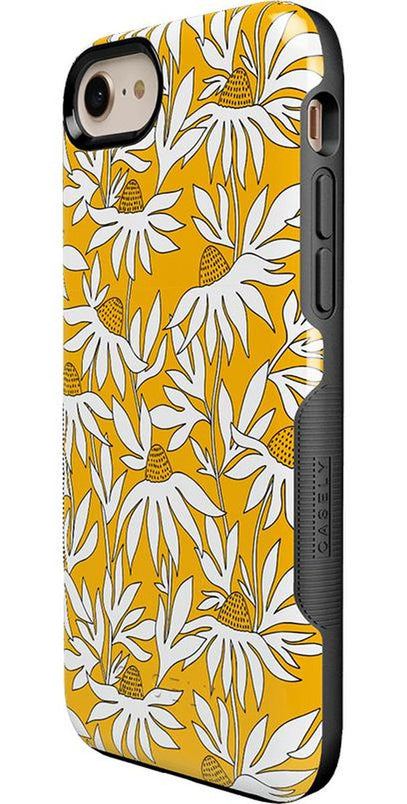 Wild About You | Yellow Floral Case iPhone Case get.casely 