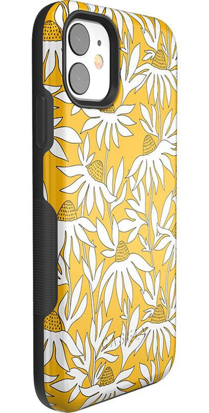 Wild About You | Yellow Floral Case iPhone Case get.casely 