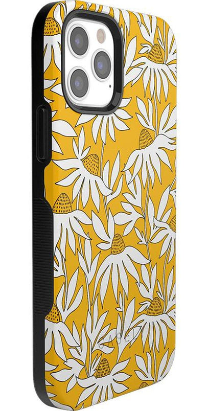 Wild About You | Yellow Floral Case iPhone Case get.casely 