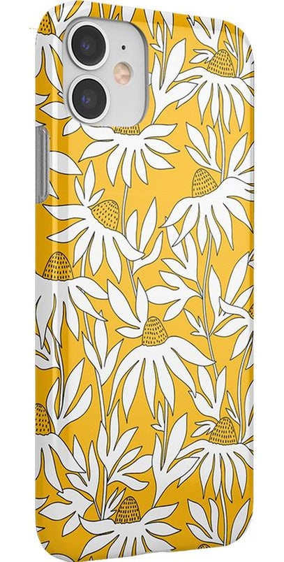 Wild About You | Yellow Floral Case iPhone Case get.casely 
