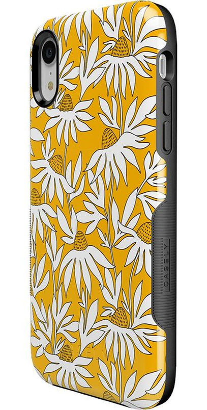 Wild About You | Yellow Floral Case iPhone Case get.casely 