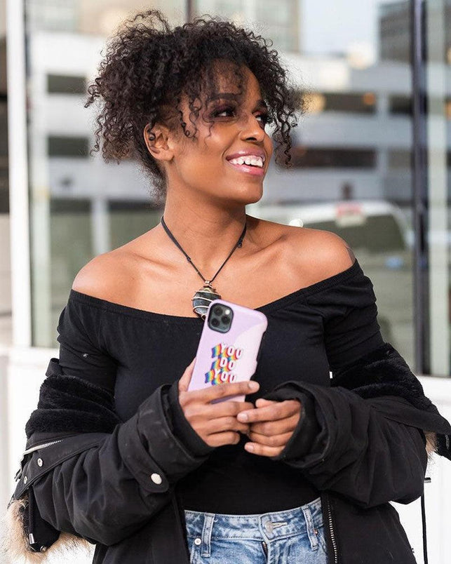 YOU DO YOU | Purple Print iPhone Case iPhone Case get.casely 