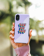 YOU DO YOU | Purple Print iPhone Case iPhone Case get.casely 