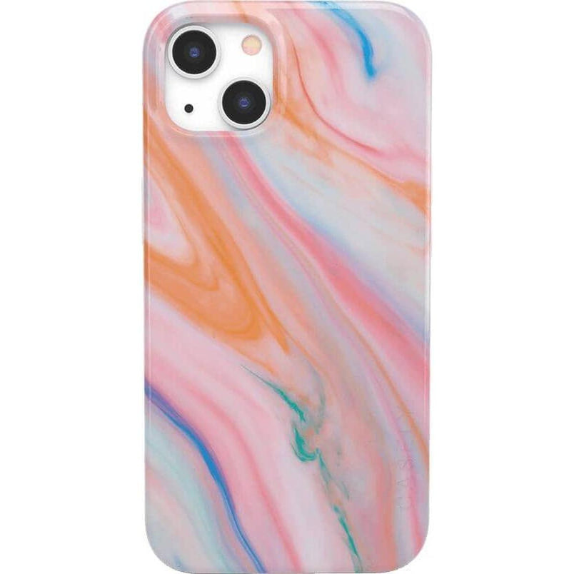 You're a Gem | Rainbow Marble Swirl Case iPhone Case get.casely Classic + MagSafe® iPhone 13 