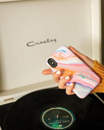 You're a Gem | Rainbow Marble Swirl Case iPhone Case get.casely 